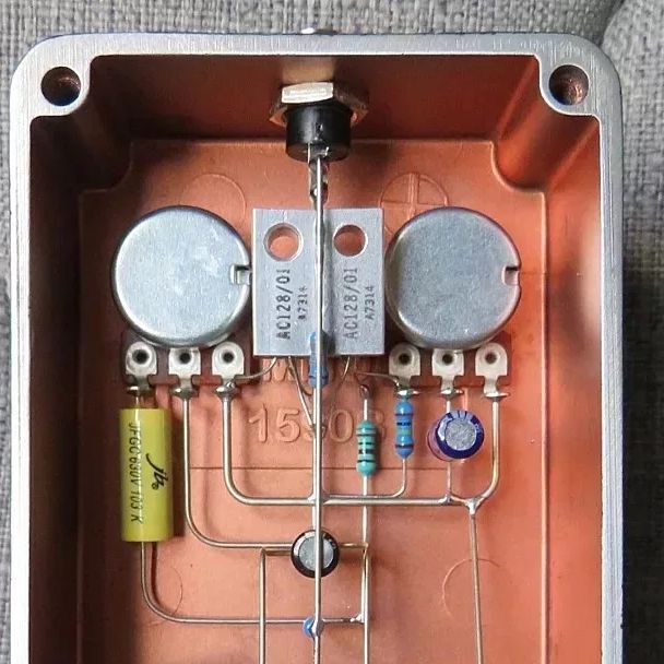 Germanium Tone Bender MK1.5 AC128 Mullard Transistors